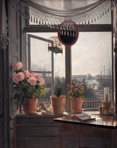 アーティストの部屋からの眺め、1825年